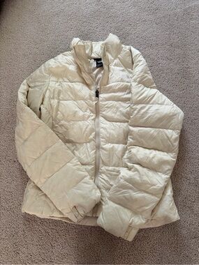 North Face flare down coat size M